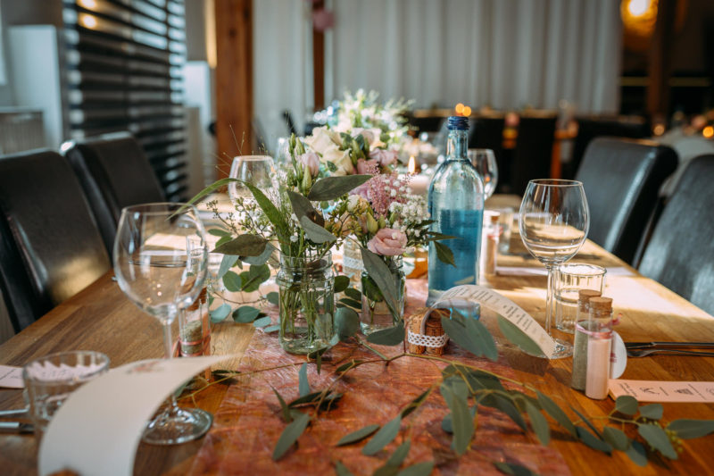 Hochzeitsfotograf Odenwald - Tischdekoration