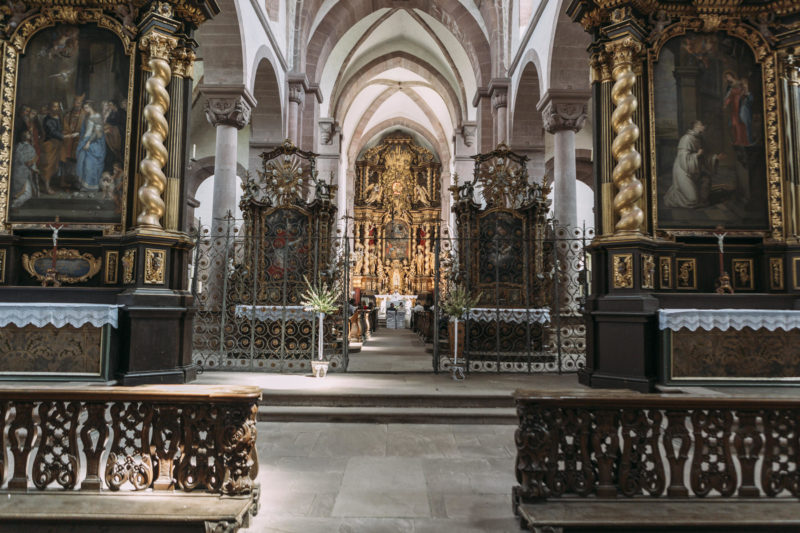 Hochzeitsfotograf Kloster Bronnbach - Klosterkirche