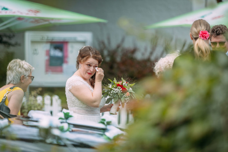 Hochzeitsfotograf Dreieich - Tränen der Braut